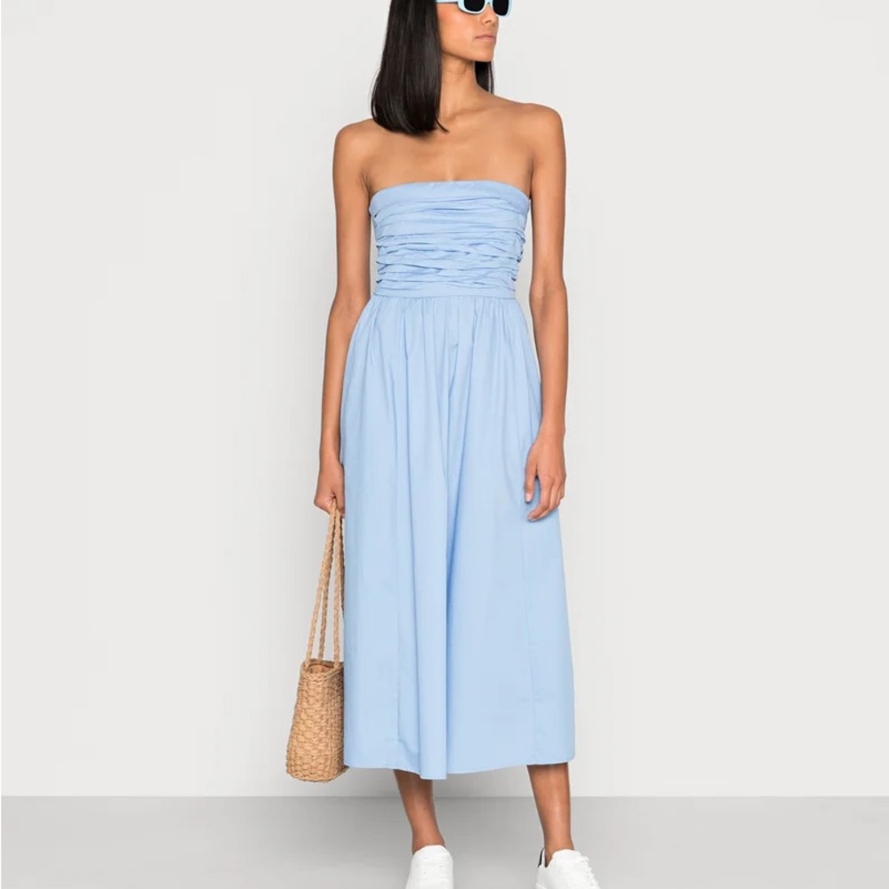Abercrombie Poplin Midi Dress Medium